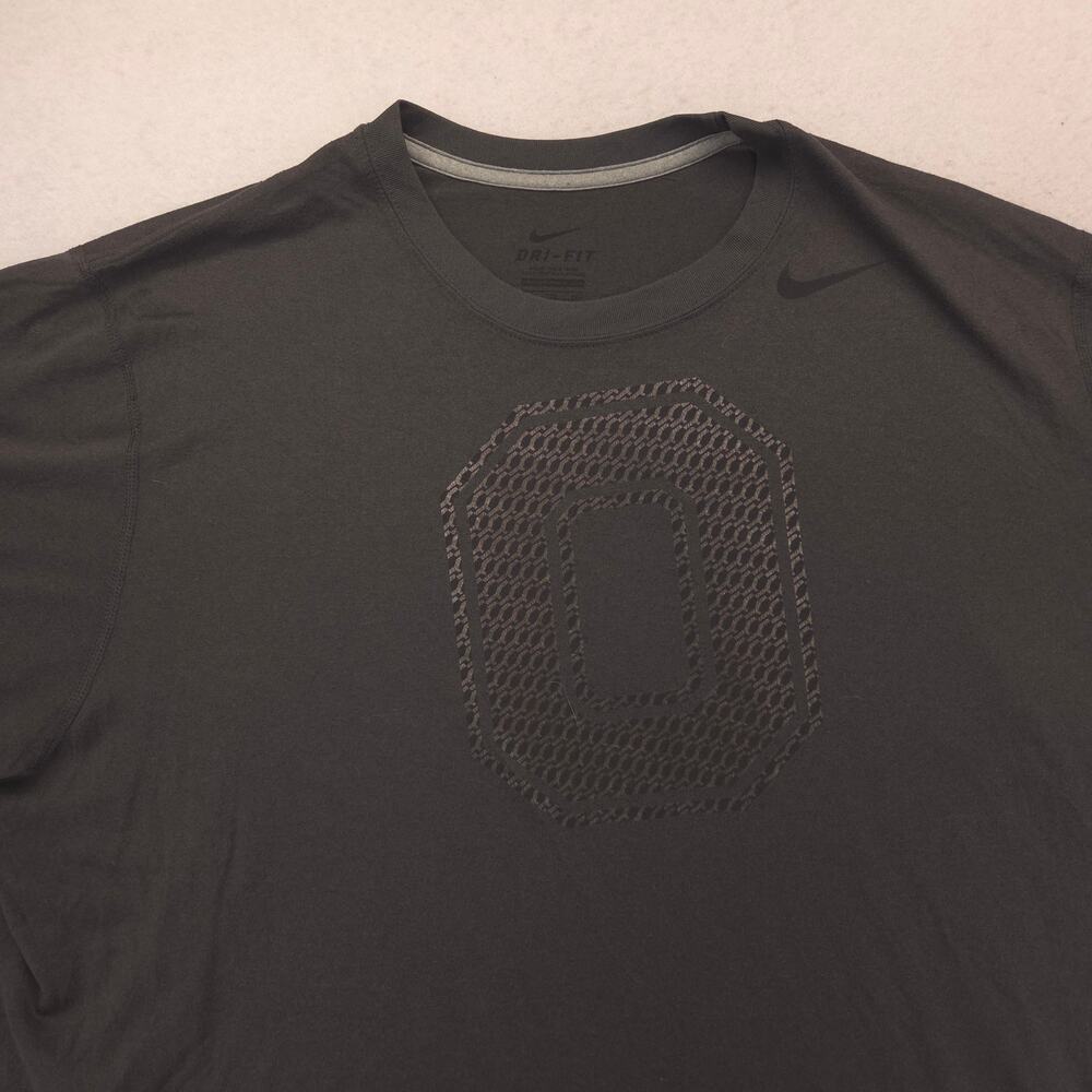 Nike Casual Crew Neck Graphic Short Sleeve T Shirt Mens Size 2XL Gray